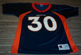 Vintage Denver Broncos #30 Terrell Davis Nfl Football Jersey Youth Large 14-16 - £23.33 GBP