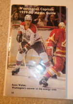 Vintage 1979 Booklet Washington Capitals Hockey Media Guide - £15.03 GBP