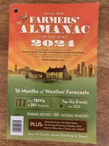 Farmers' Almanac 2024 by Peter Geiger (2023, Mass Market) - $11.99