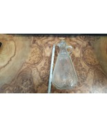 Antique clear pressed glass syrup pitcher, 1870&#39;s - $14.69