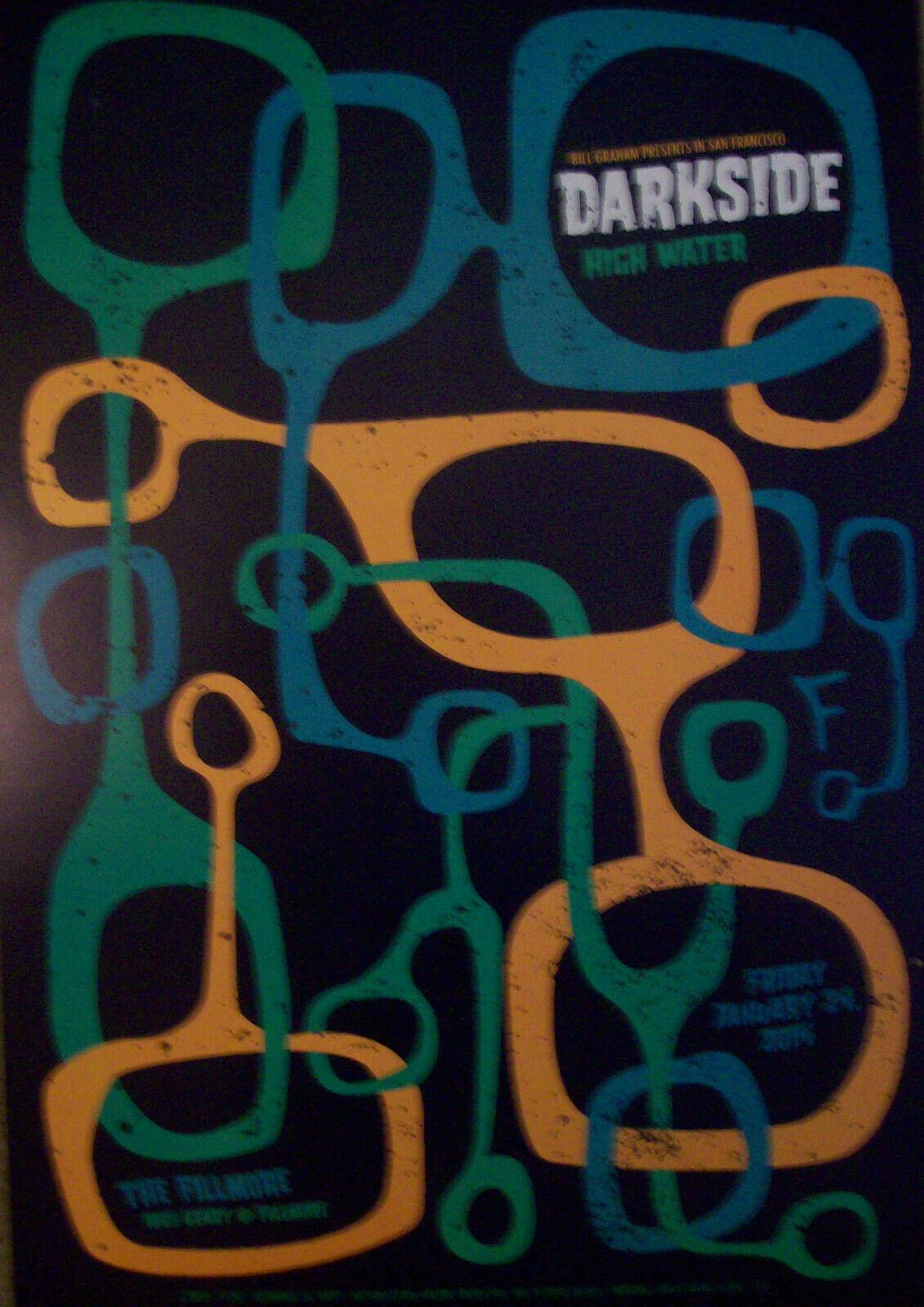 MINT DARKSIDE FILLMORE POSTER 2014 - $21.49