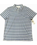 TIMBERLAND MEN&#39;S BLUE STRIPED POLO T-SHIRT SIZE XL, 6854J - £20.11 GBP