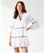 Tommy Bahama Chic Cover Up Ticere  Stripe White Navy Trim BNWT - $69.12 CAD