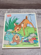 Vtg Walt Disney Bambi Playskool Frame Puzzle - £7.32 GBP