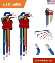 Professional Quality 18-Piece Long Arm Allen Wrench Set – Chrome Vanadiu... - $45.00