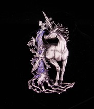 VIntage Unicorn brooch / HUGE vintage pin / Mythological horse / FIGURAL 4&quot;  - £114.32 GBP