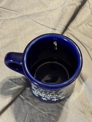 Waffle House 2015 Holiday Mug – “Winter Waffeland” Blue Tuxton Diner Coffee Cup Item image 4
