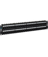Patch panel cat 6a 48-port 2 rms - $296.99