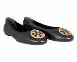 Tory Burch Ladies&#39; Size 7.5 Claire Goat Leather Ballet Flat, Black  - $149.99