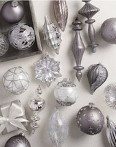 Crystal Palace Christmas Tree Ornaments Set 35 Pcs Handcrafted Holiday Decor - £426.07 GBP