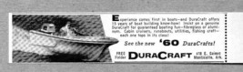 1960 Print Ad DuraCraft Boats Monticello,AR - $8.45