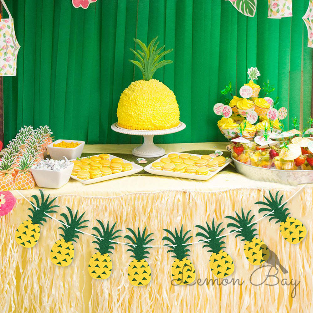 Themed Non-woven Bla Flag Flamingo Pineapple Banner - $1.16+