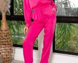 Bibi Brenna Long Sleeve Jumpsuit Pink - $44.00