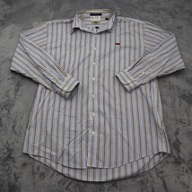 Cajun Clothing Co Perlis Shirt Men L Blue Long Sleeve Button Up Casual S... - £23.27 GBP