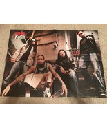 Korn POD teen magazine poster clipping Rockline Edge looking rough tattos - £3.78 GBP