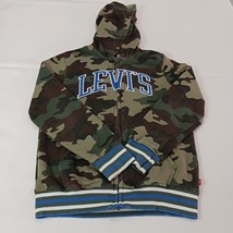 Levi&#39;s RN#81917 Men&#39;s Green Camo Cotton Blend Full Zip Hoodie Jacket Siz... - €27,95 EUR