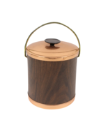 Vintage 60s Mid Century Modern MCM Copper Handled Ice Bucket Barware wit... - €33,94 EUR