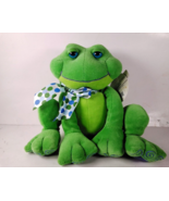 Thad Polz First &amp; Main Green Plush Frog 7&quot; Stuffed Animal - £7.70 GBP
