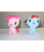 Lot of 2x MY LITTLE PONY Cutie Mark Crew Rainbow Dash &amp; Pinkie Pie Plush... - $229.78 MXN