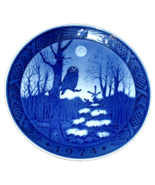 Royal Copenhagen Denmark 1974 Christmas Plate Winter Twilight - $10.94 CAD