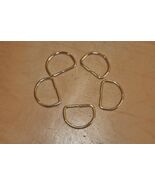 20mm Nickel D Ring. Ideal for curtain tie backs and other craft ideas.Pa... - $78.08 MXN
