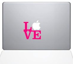 Love Apple Vinyl Decal Sticker Custom Laptop Notebook Gift mac Book Skin... - $109.18 MXN