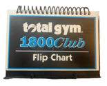 Total Gym 1800 Club Exercise Flip Chart WITH Tower Insert - £23.91 GBP