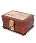 Wood High Gloss Jewelry Chest with Swing-Out Trays - £420.45 GBP