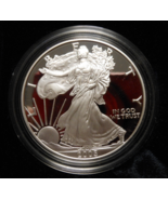 2005-W Proof Silver American Eagle 1 oz coin w/box &amp; COA - 1 OUNCE - $85.00