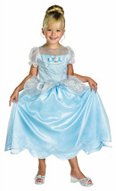 Disney Cinderella Classic Princess Silver Shimmery Blue Girls Costume Small 4-6 - £19.64 GBP