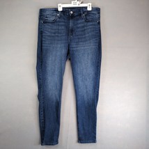 GAP Denim High Rise Universal Legging Jeans Women&#39;s 18 Stretch 35x28&quot; Ca... - $20.00