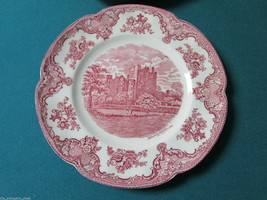Johnson Bros Red Transfer China Old Britain Castles Bowl Casserole Plates Tray - £59.80 GBP+