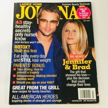 Ladies&#39; Home Journal Magazine July 2002 Brad Pitt and Jennifer Aniston - £18.52 GBP