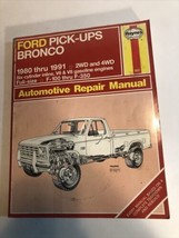 Haynes Ford Pick-Ups &amp; Bronco Truck 1980 - 1990 2WD 4WD Repair Shop Manu... - $12.16
