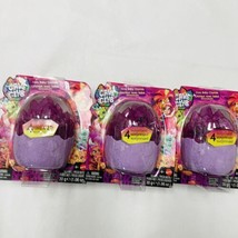 Cave Club Dolls Pink Dino Baby Crystals Surpise Pet Mattel Set Of 3 - £27.65 GBP