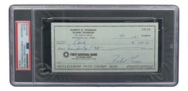 Bobby Thomson New York Géants Signé Banque Carreaux PSA / DNA 85025536 - $58.19