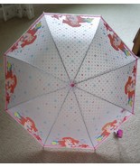 DISNEY LITTLE MERMAID UMBRELLA Pink Brand New 33&quot; JAPAN IMPORT TOREBA - $41.01 CAD