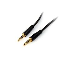 StarTech.com 10 feet Slim 3.5mm Stereo Audio Cable - M/M  - $16.00