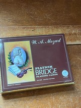 Piatnik Made Austria W.A. Mozart Bridge Playing Cards in Box – contains ... - £8.86 GBP