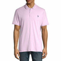 U.S. POLO ASSN. Men&#39;s Luxury Feel Short Sleeve Polo Shirt XXL Violet Mist - £26.23 GBP
