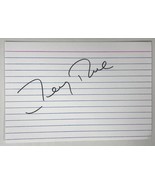 Jerry Rice Signed Autographed 4x6 Index Card - $399.14 MXN
