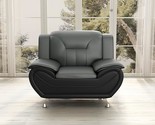 US Pride Furniture Modern Style Faux Leather 47.3 Wide Living Room Chair... - $528.99
