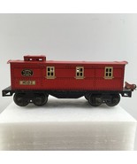 Lionel Lines #1682 Red Tin Train Car Caboose Metal O Gauge Single Couple... - $27.71