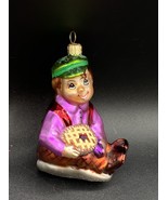Radko Little Jack Horner Pie Plum Boy Christmas Ornament Mother Goose Rhyme - $39.59