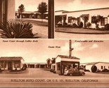 Vtg Cartolina Buellton California Ca Auto Tribunale Motel Gas Station US... - $10.22