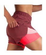 Brooks Women&#39;s Chaser 5&quot; 2-in-1 Running Athletic Shorts Size Small Rosew... - $55.56 CAD