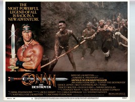 Conan The Destroyer-Arnold Schwarzenegger-Grace Jones-11x14-Color-Lobby Card - £26.32 GBP