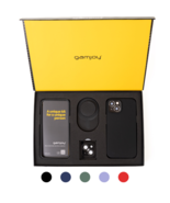 Gamjoy Case Grip Stand Tempered Camera Glass Kit iPhone 15 6.1 inch GIFT... - $27.09 CAD