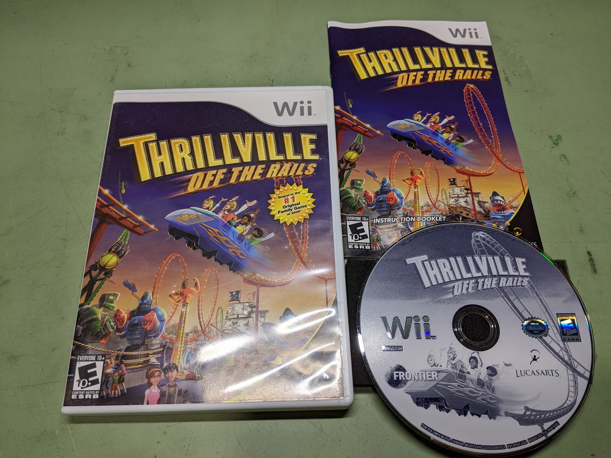 Thrillville Off The Rails Nintendo Wii Complete in Box - $6.12