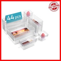 Versatile 4-Size Bathroom &amp; Vanity Drawer Organizers for Neat Space Solu... - $852.39 MXN